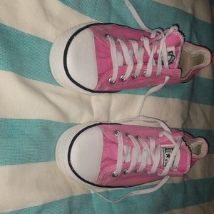 Worn pink converse great condition